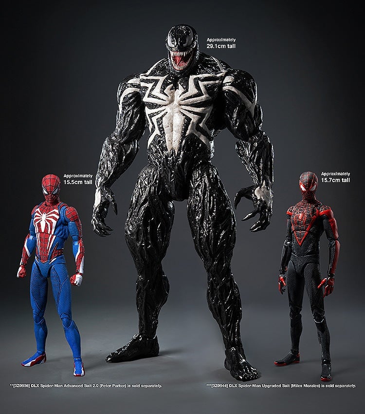 threezero推出《Marvel’s Spider-Man 2》DLX猛毒 內建合金骨架售價約台幣7920元
