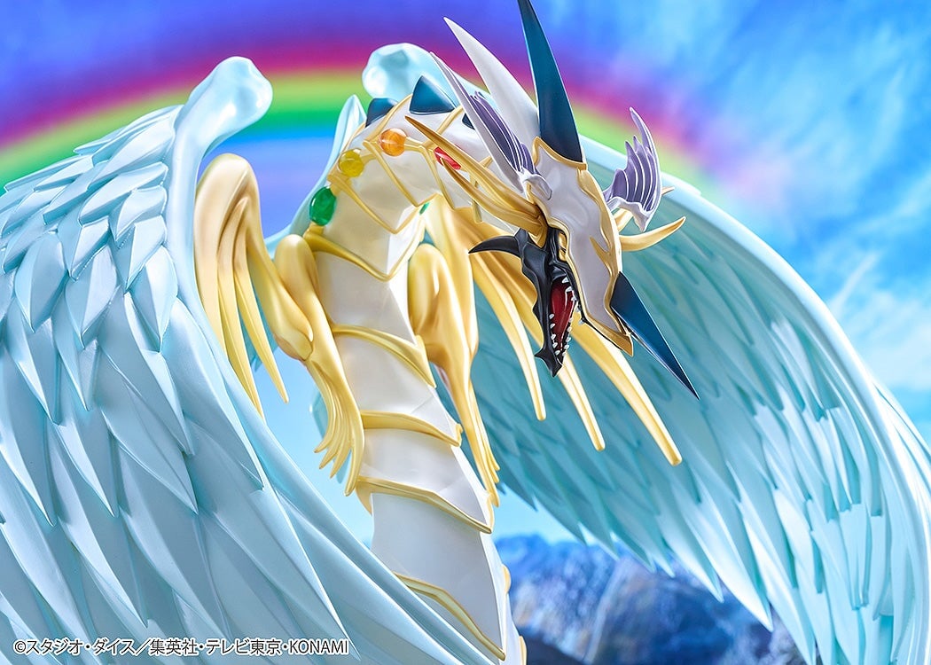 《遊戲王GX》約翰王牌「究極寶玉神 虹之龍」模型開放預購 售價 49,500 日圓