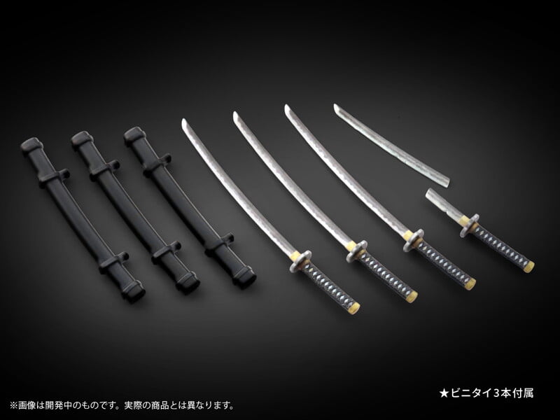 DIG 推出《武士の嗜み》可動人偶配件組 佐佐木小次郎超長「物干竿」附燕返特效 2027 年 2 月發售