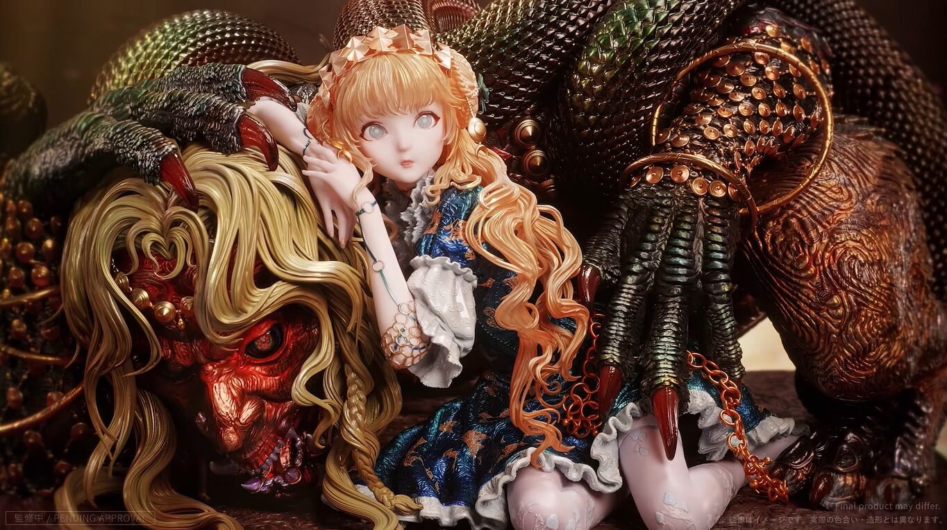 Prime 1 Studio《鵺》1/5 雕像細節公開 寬深逾 40 公分展現極致張力