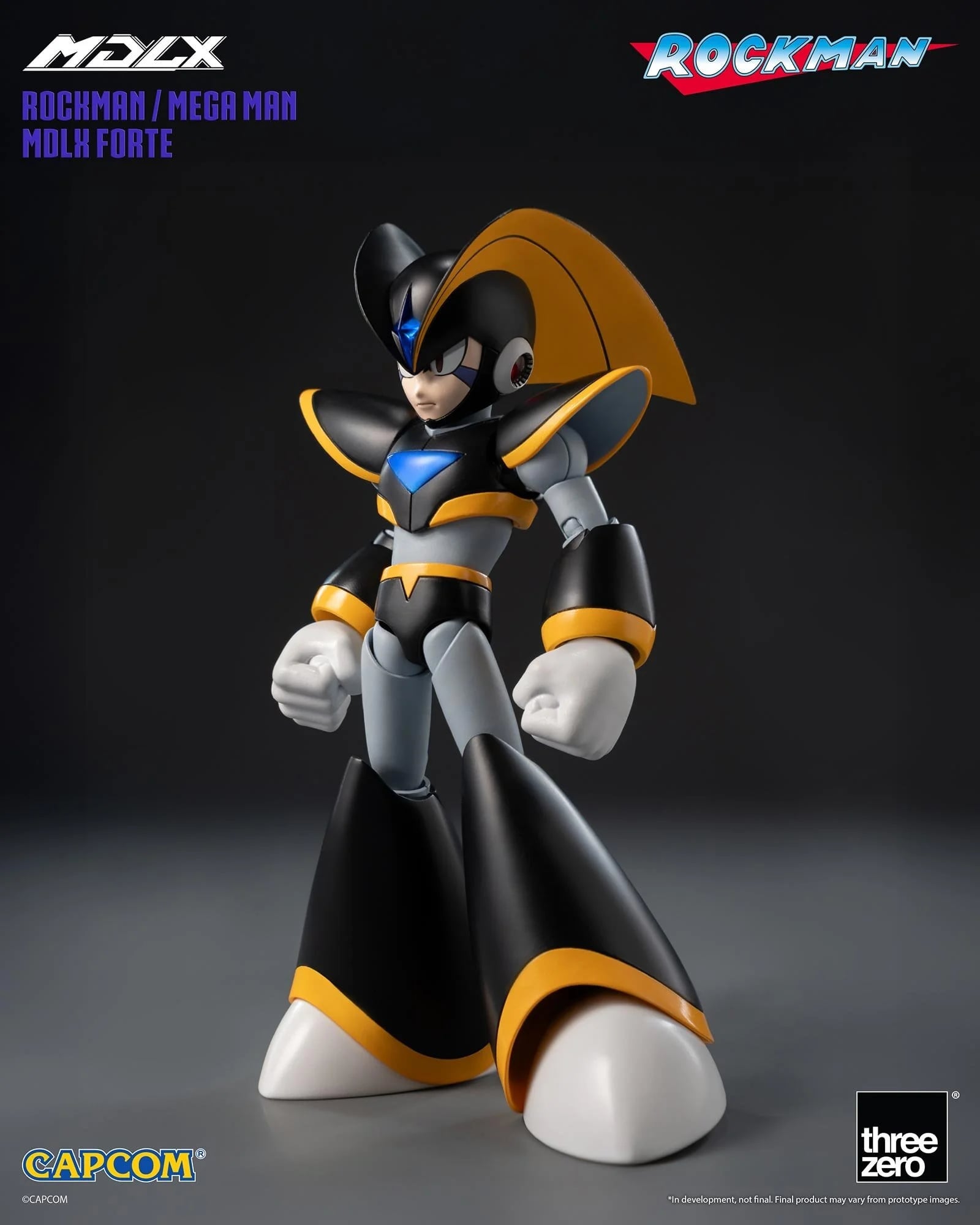 threezero《洛克人》MDLX佛魯迪登場 搭載34關節預計2027年春季發售