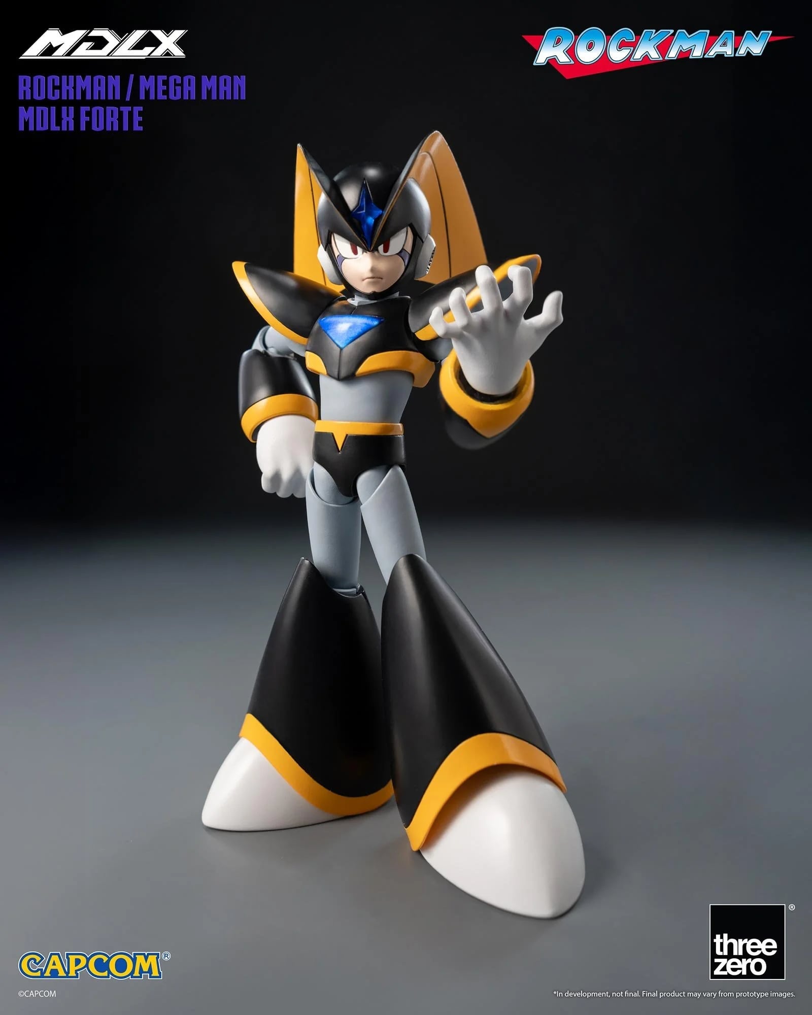 threezero《洛克人》MDLX佛魯迪登場 搭載34關節預計2027年春季發售