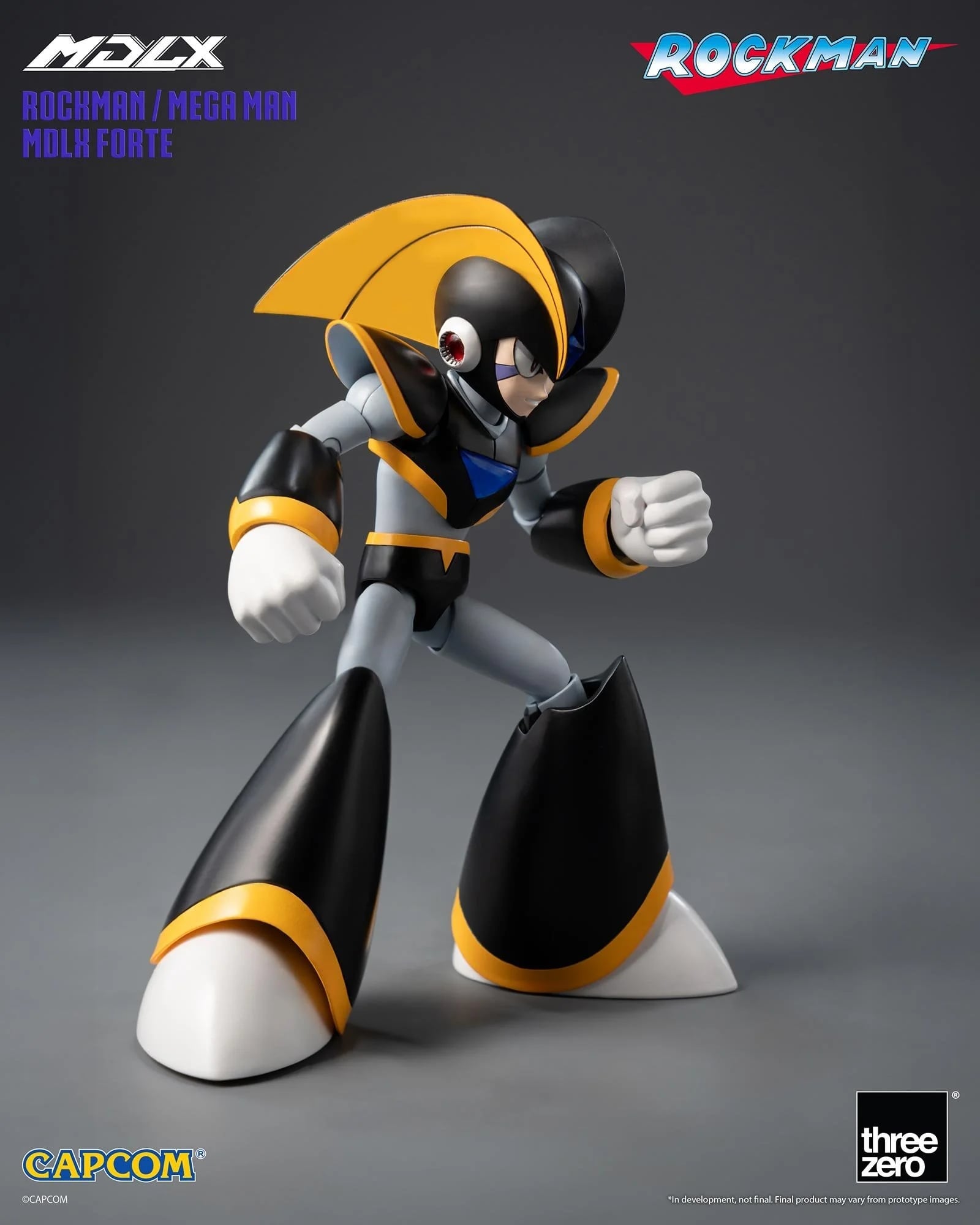 threezero《洛克人》MDLX佛魯迪登場 搭載34關節預計2027年春季發售