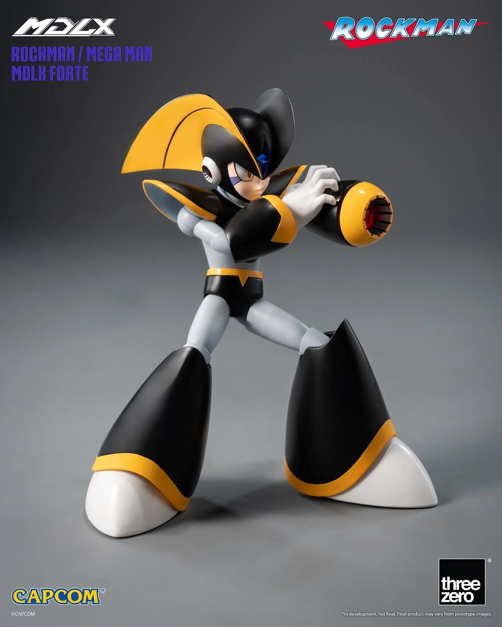 threezero《洛克人》MDLX佛魯迪登場 搭載34關節預計2027年春季發售