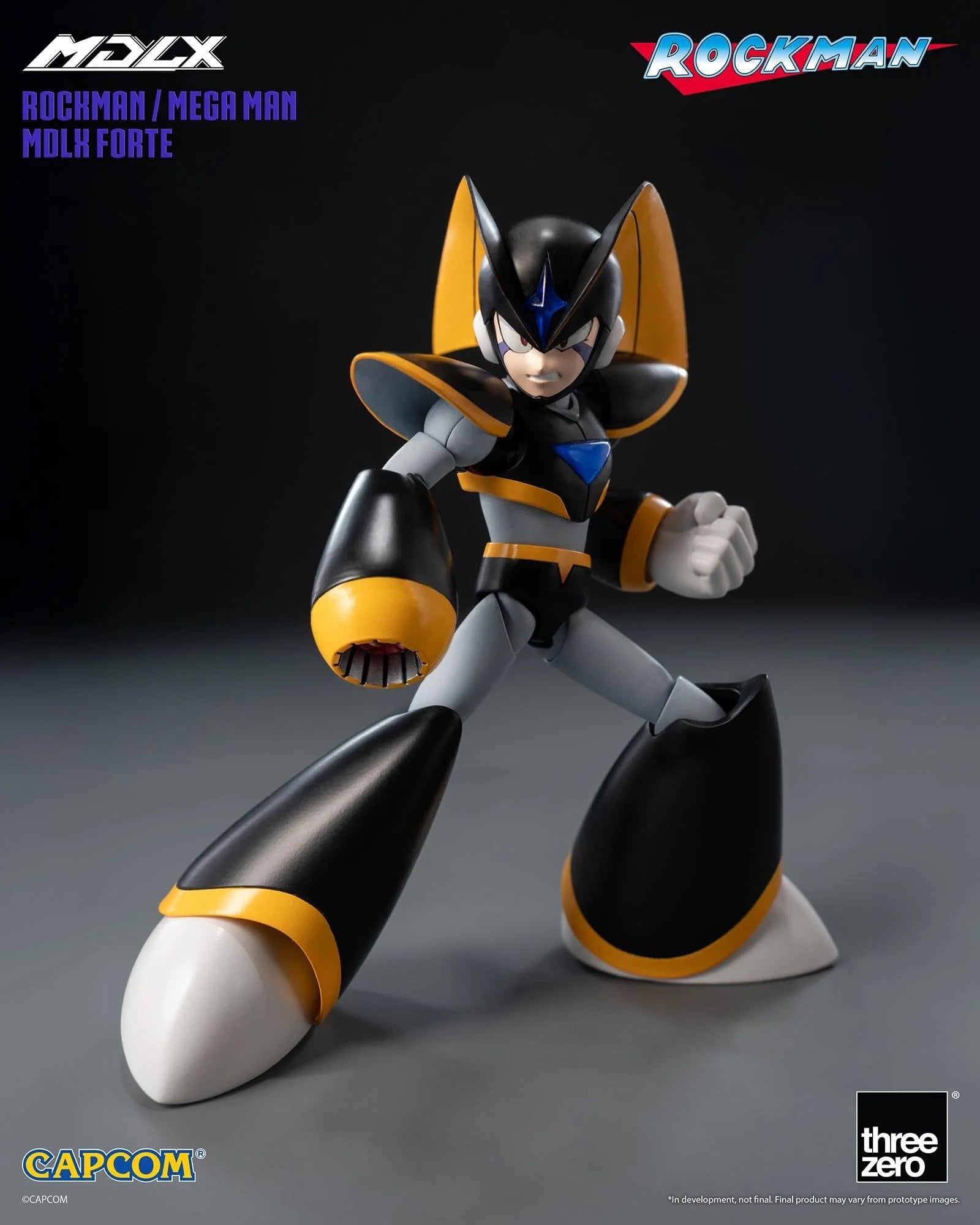 threezero《洛克人》MDLX佛魯迪登場 搭載34關節預計2027年春季發售