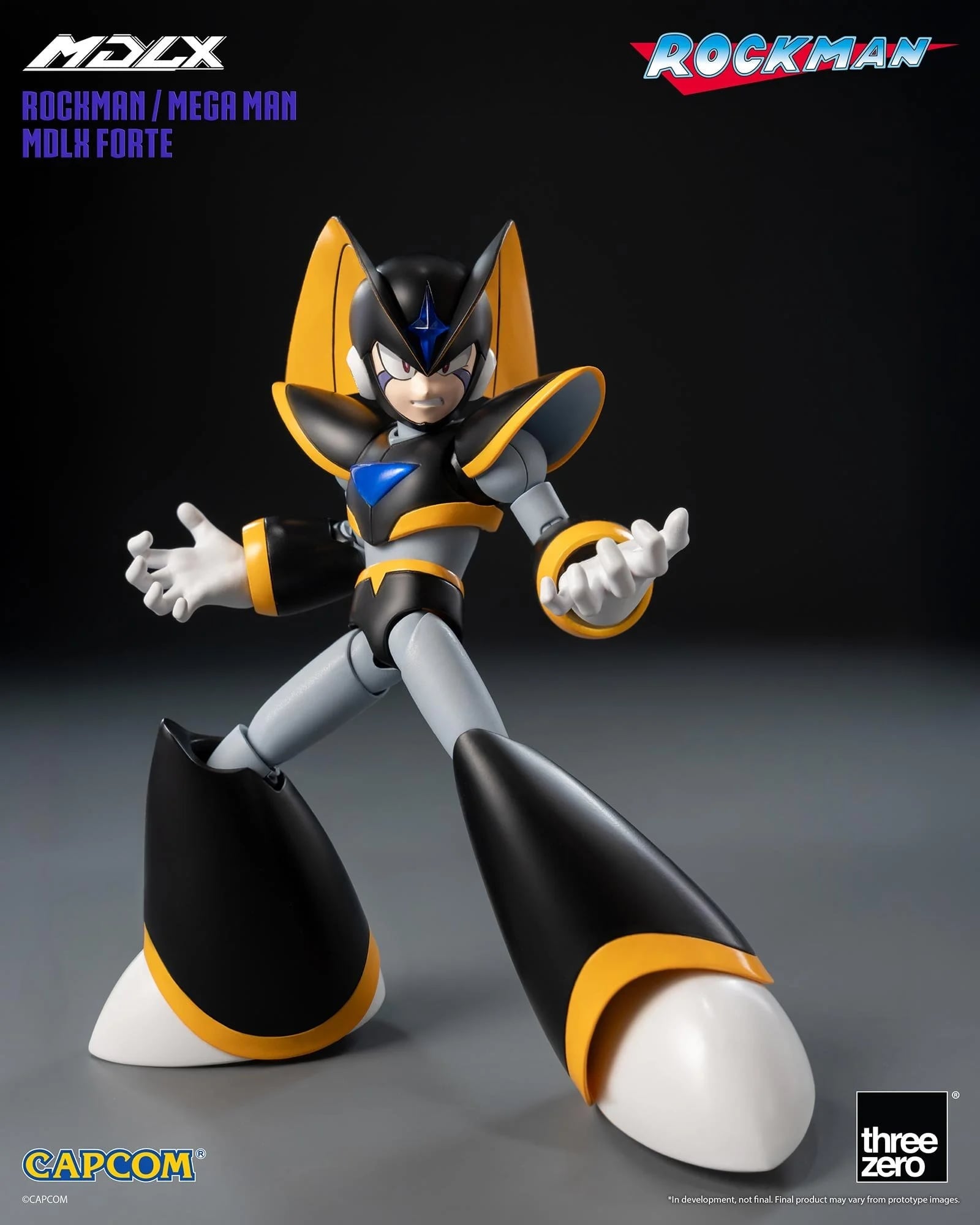 threezero《洛克人》MDLX佛魯迪登場 搭載34關節預計2027年春季發售