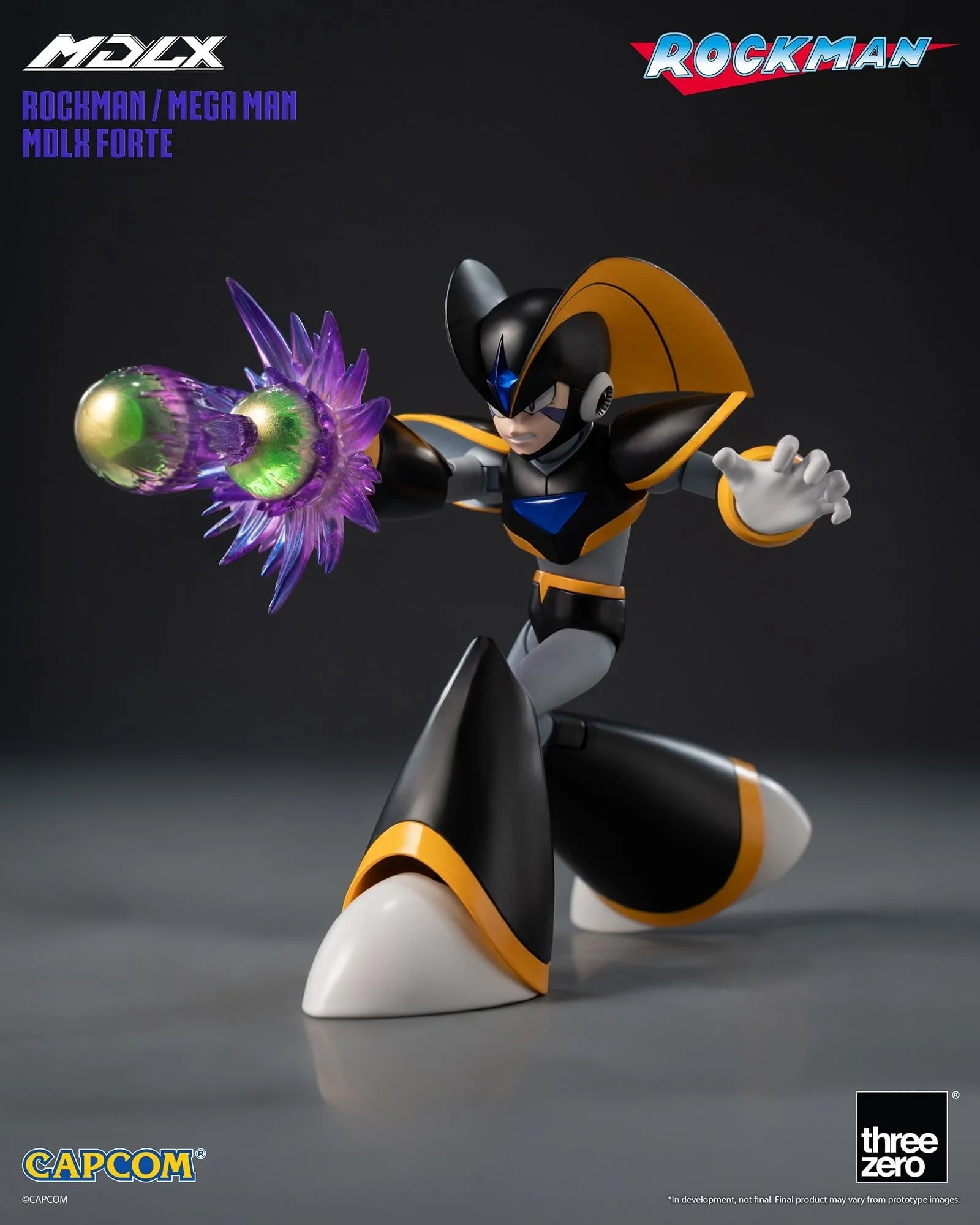 threezero《洛克人》MDLX佛魯迪登場 搭載34關節預計2027年春季發售