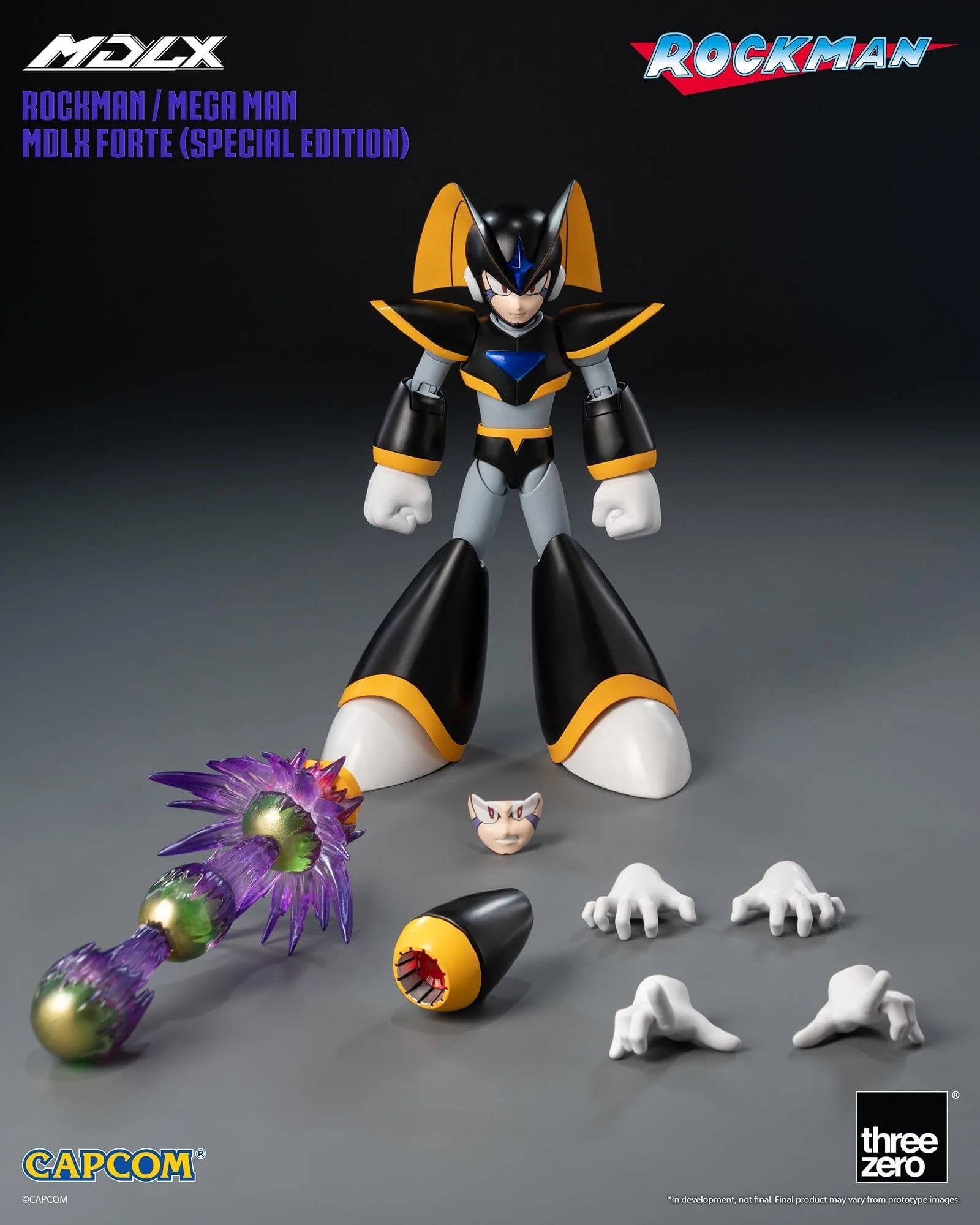 threezero《洛克人》MDLX佛魯迪登場 搭載34關節預計2027年春季發售