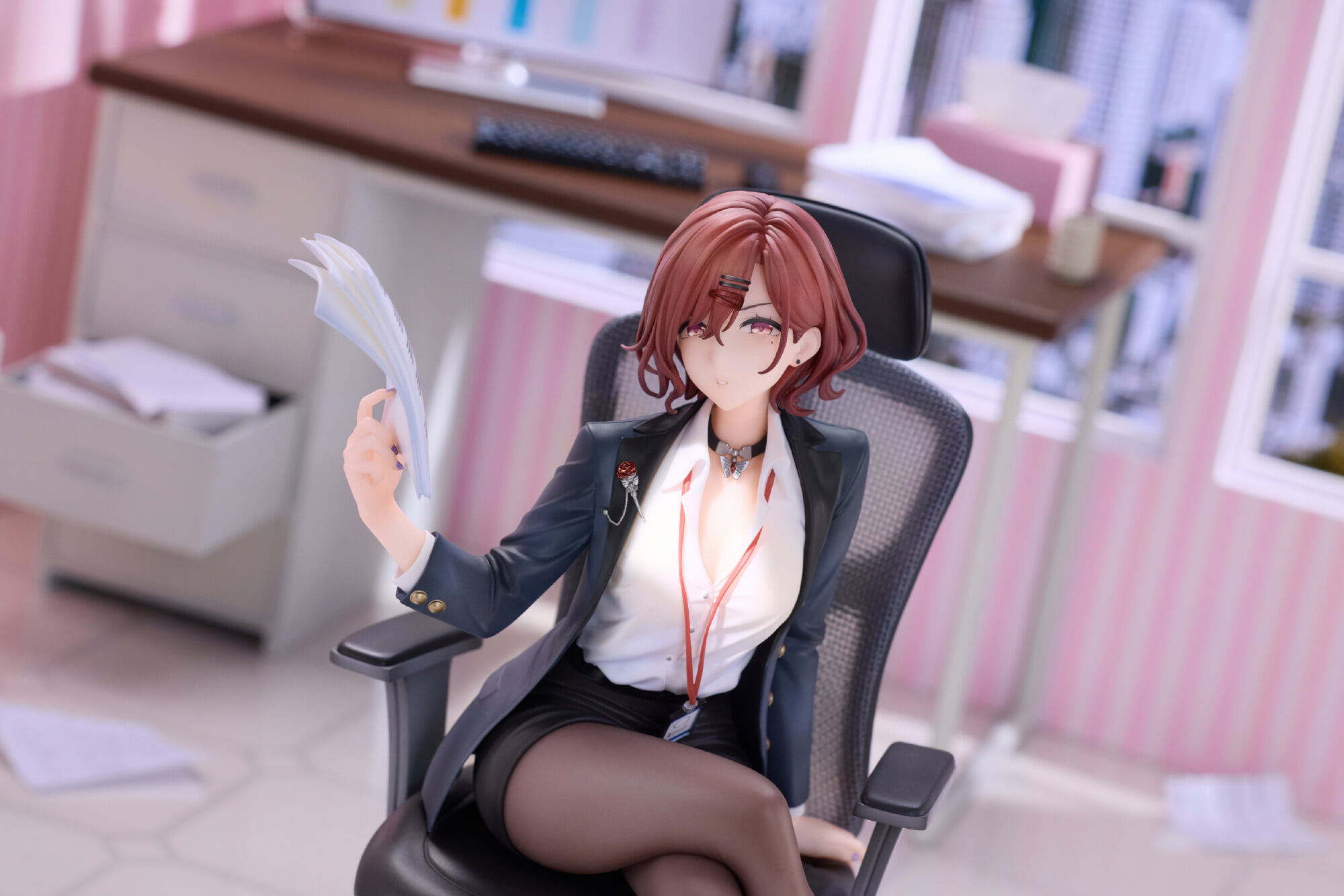 《偶像大師 閃耀色彩》x《雀魂》樋口圓香 1/7 模型化,附贈磁吸式麻將牌售價約 4,215 元