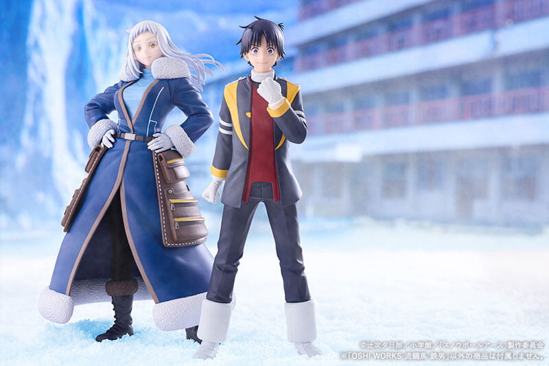 KOTOBUKIYA《雪球地球》流鏑馬鐵男、乃木蒼模型 2027 年發售 磁鐵底座主打自由排列