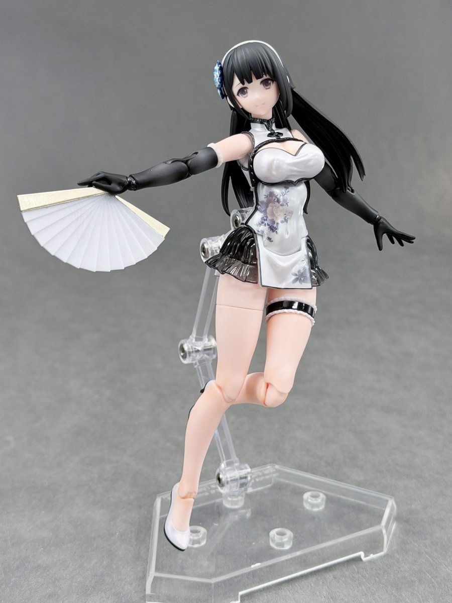 Alphamax 揭露 Tony《艷娘幻夢譚》瓶兒 1/12 可動組裝模型彩色原型