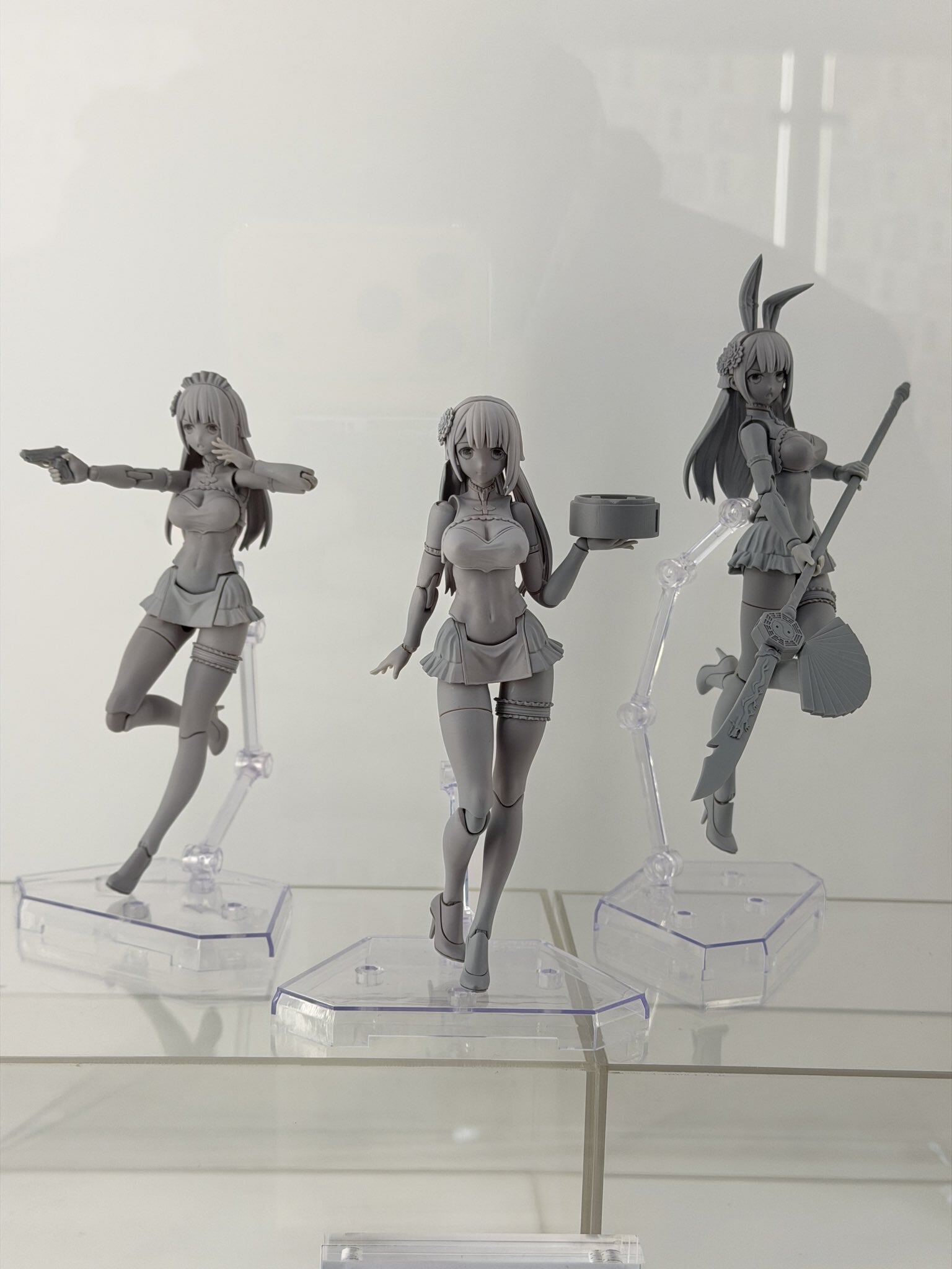 Alphamax 揭露 Tony《艷娘幻夢譚》瓶兒 1/12 可動組裝模型彩色原型