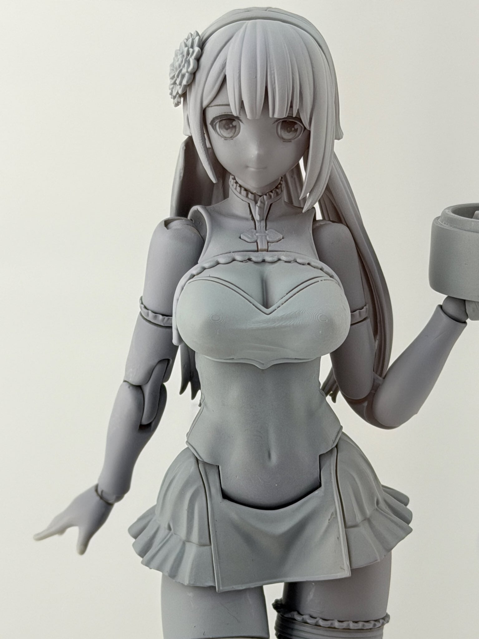 Alphamax 揭露 Tony《艷娘幻夢譚》瓶兒 1/12 可動組裝模型彩色原型