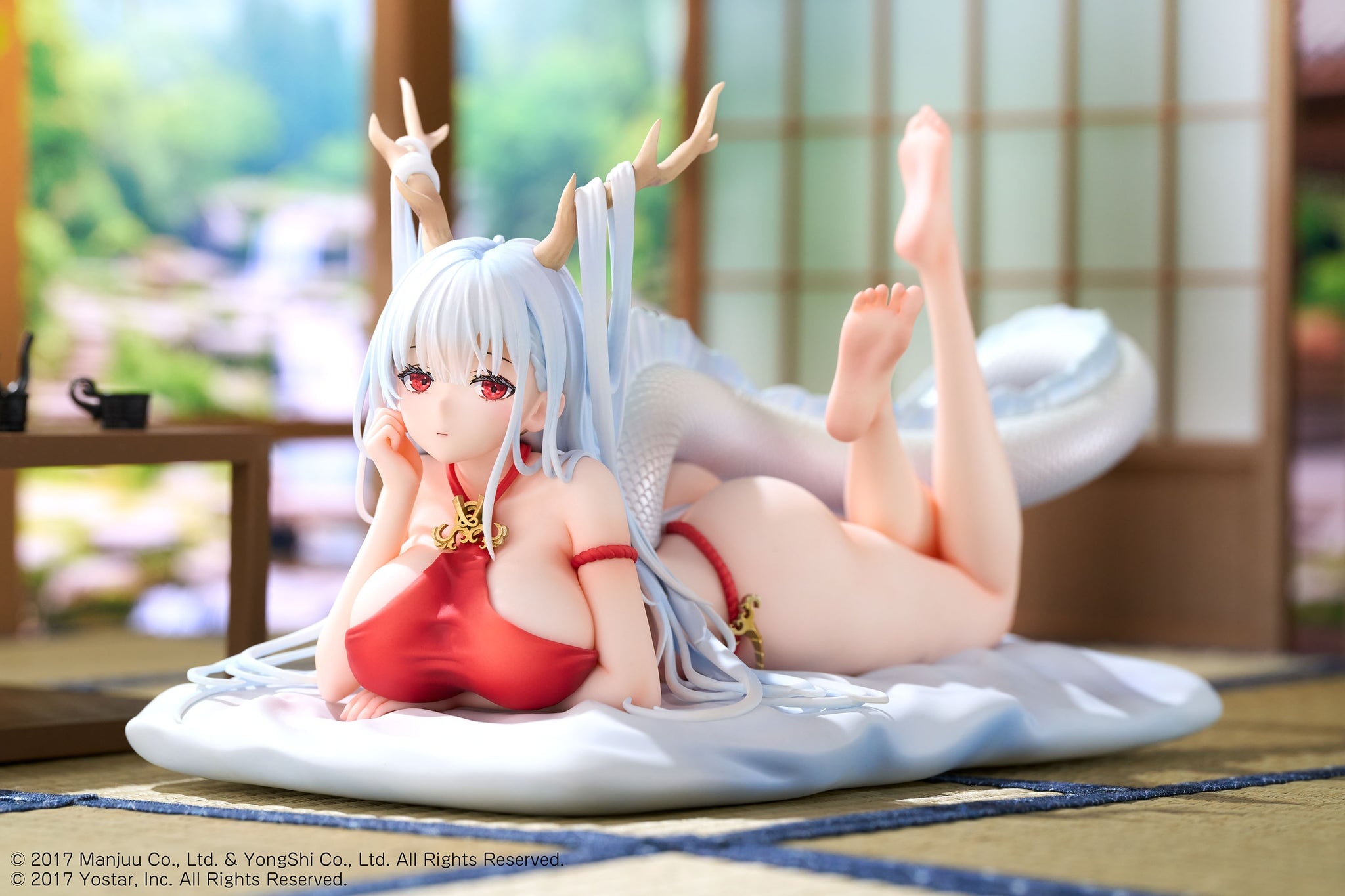 Design COCO《碧藍航線》四萬十「悠哉龍神」1/7 模型開放預購,巨大龍尾細節拉滿 2027 年出貨