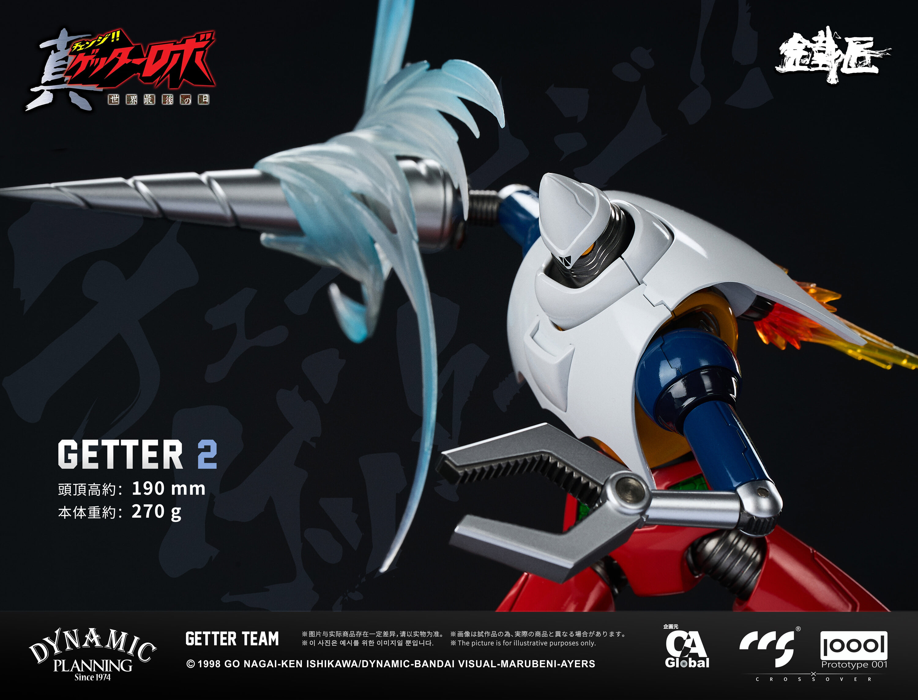 CCSTOYS 推出「鐵匠」系列首彈:真蓋特機器人世界最後之日蓋特小隊合金可動模型