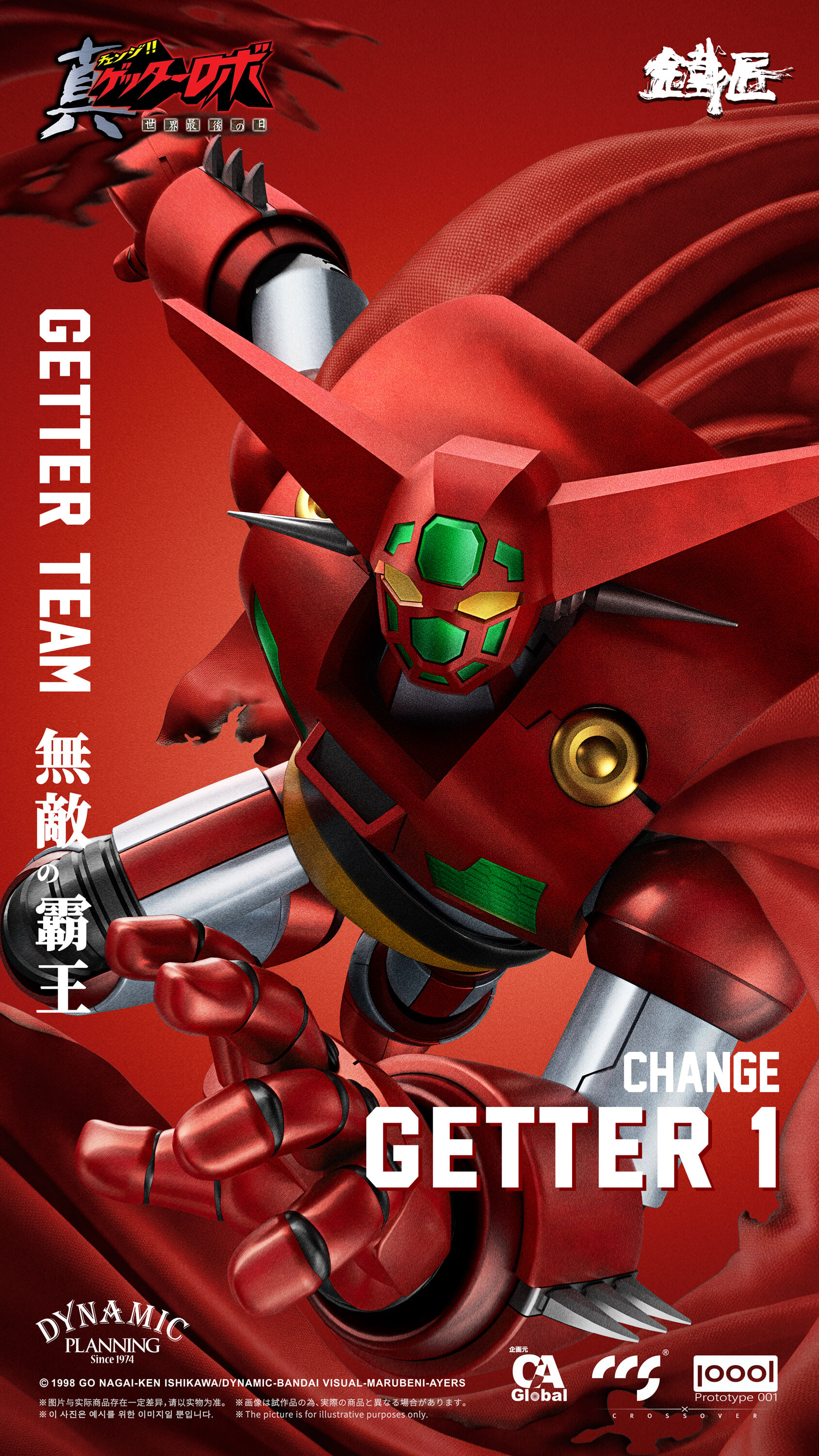 CCSTOYS 推出「鐵匠」系列首彈:真蓋特機器人世界最後之日蓋特小隊合金可動模型