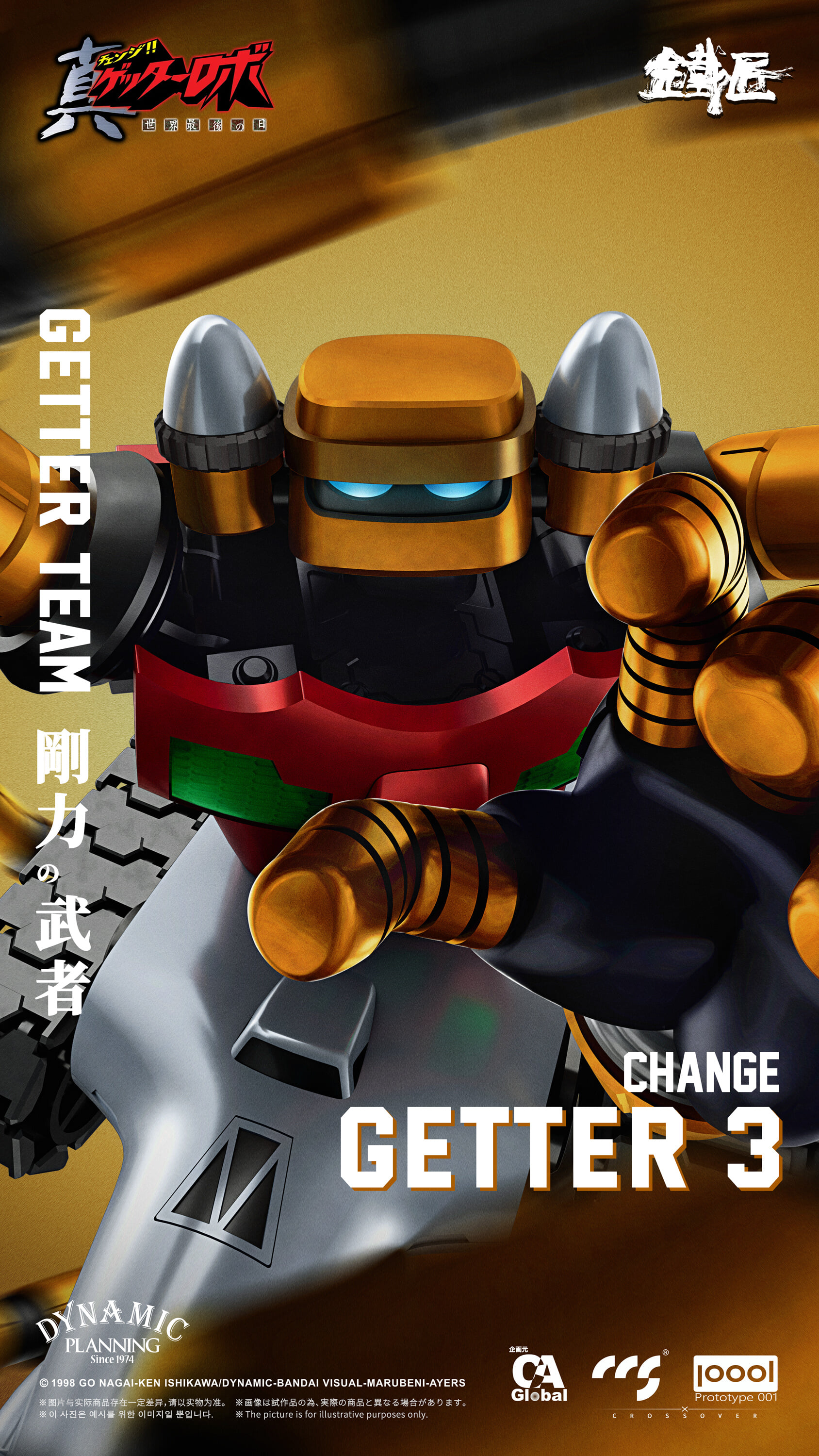 CCSTOYS 推出「鐵匠」系列首彈:真蓋特機器人世界最後之日蓋特小隊合金可動模型