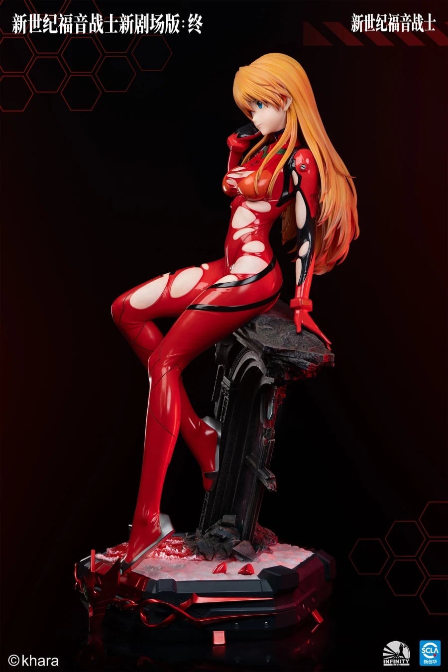 Infinity Studio《新世紀福音戰士》明日香雕像亮相 全高近一公尺限量 299 體