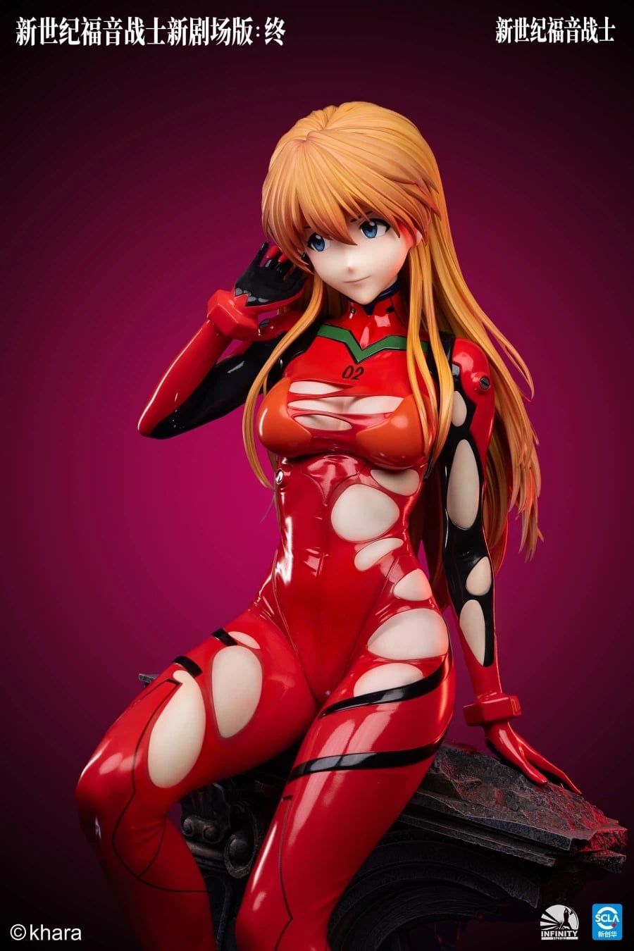 Infinity Studio《新世紀福音戰士》明日香雕像亮相 全高近一公尺限量 299 體
