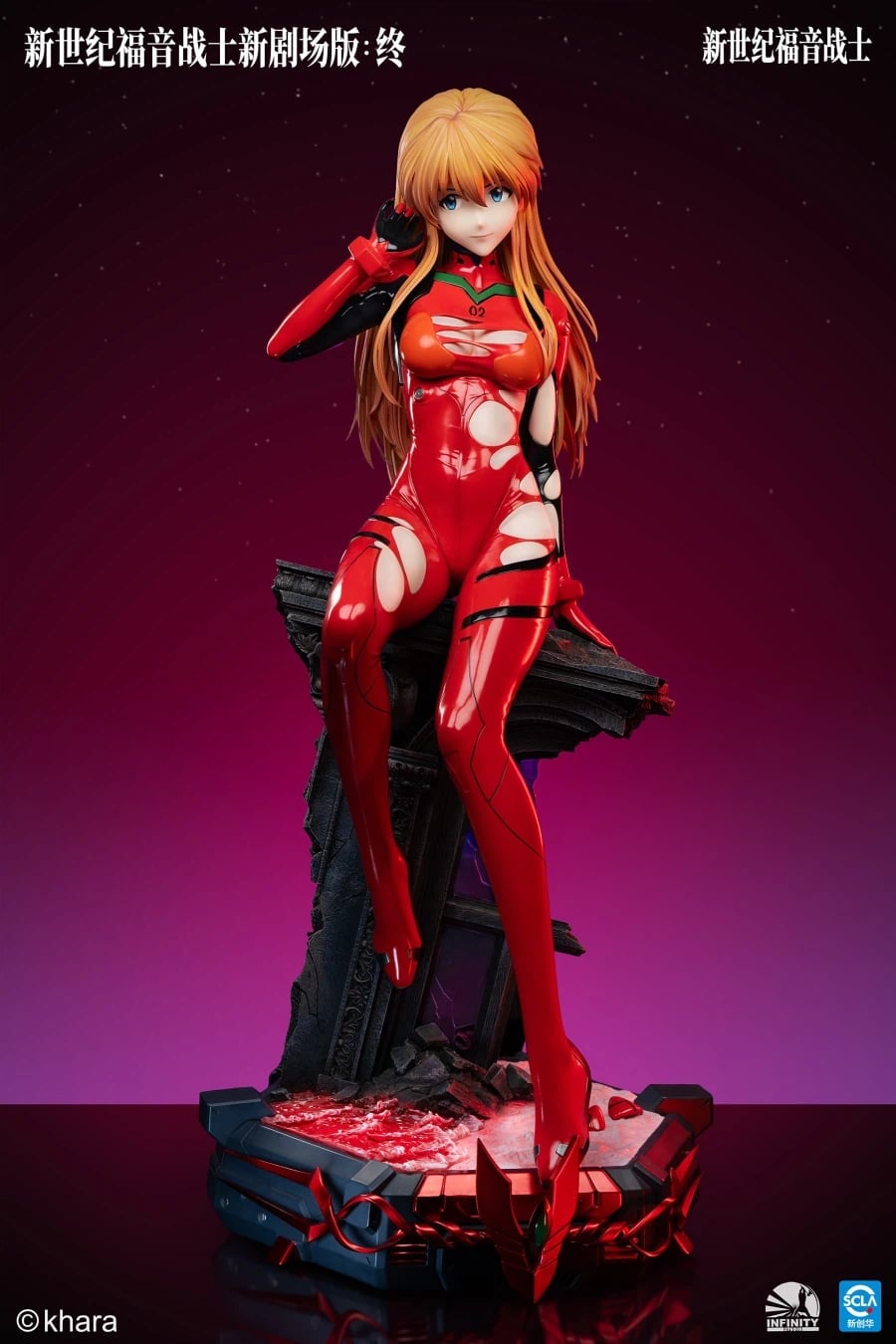Infinity Studio《新世紀福音戰士》明日香雕像亮相 全高近一公尺限量 299 體