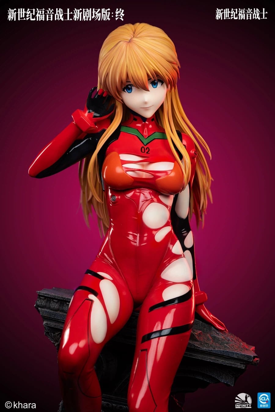 Infinity Studio《新世紀福音戰士》明日香雕像亮相 全高近一公尺限量 299 體