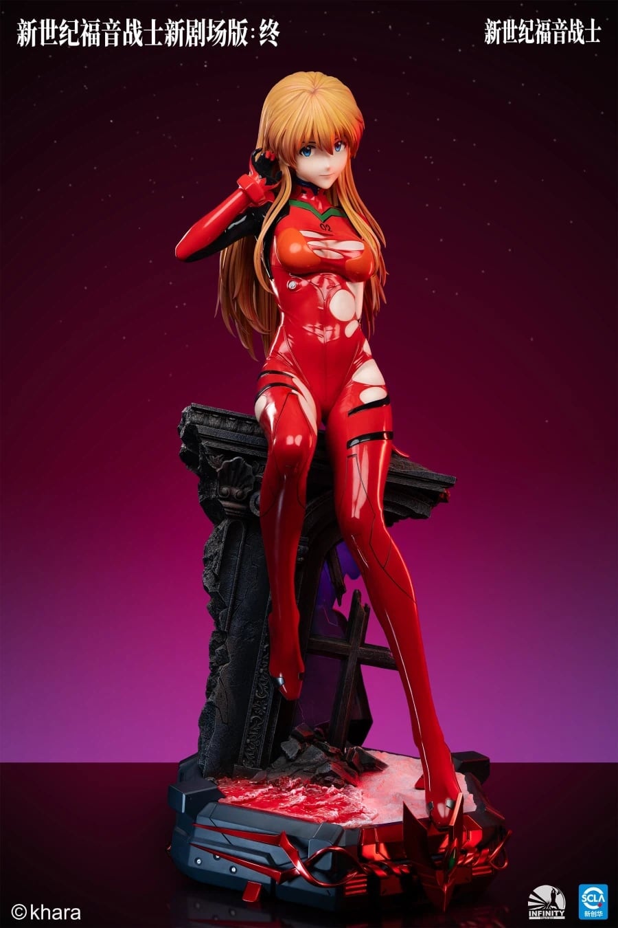 Infinity Studio《新世紀福音戰士》明日香雕像亮相 全高近一公尺限量 299 體