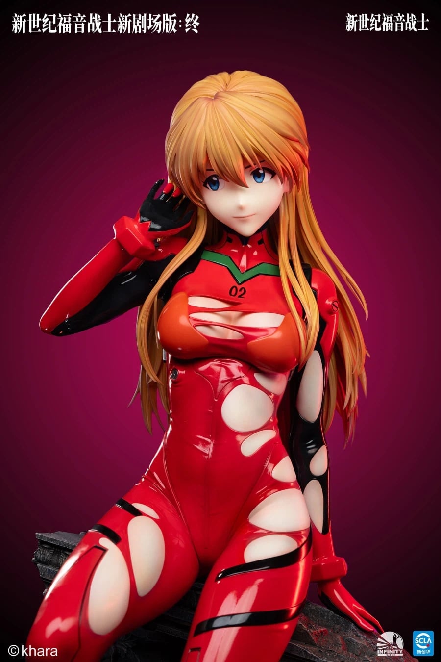 Infinity Studio《新世紀福音戰士》明日香雕像亮相 全高近一公尺限量 299 體