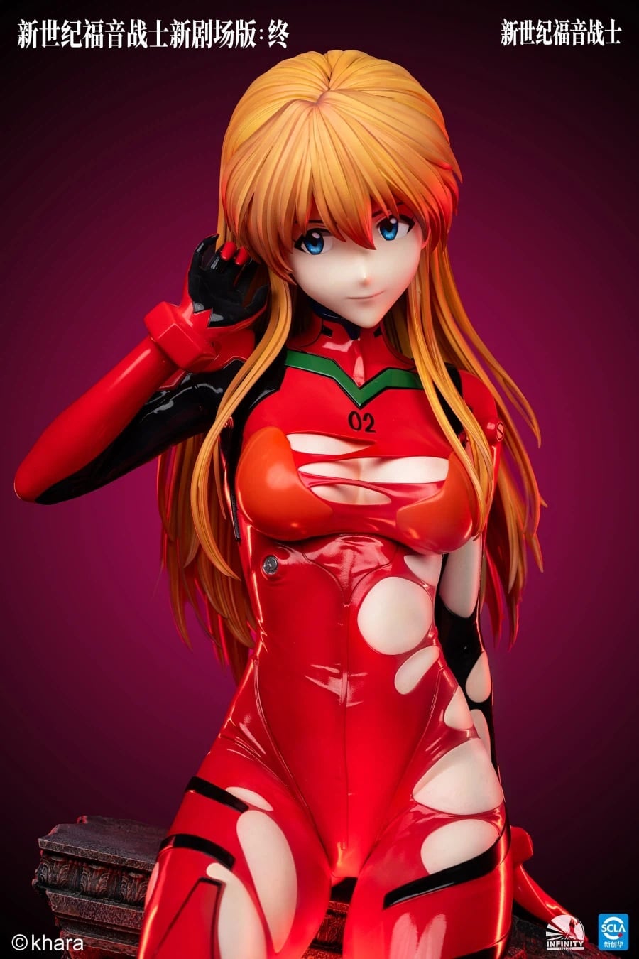 Infinity Studio《新世紀福音戰士》明日香雕像亮相 全高近一公尺限量 299 體