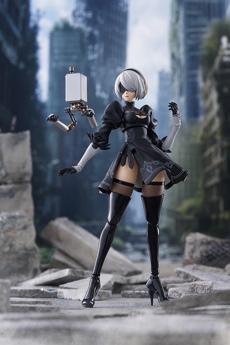 figma《尼爾:自動人形》2B 動畫版再販 附贈病毒感染臉今日開訂