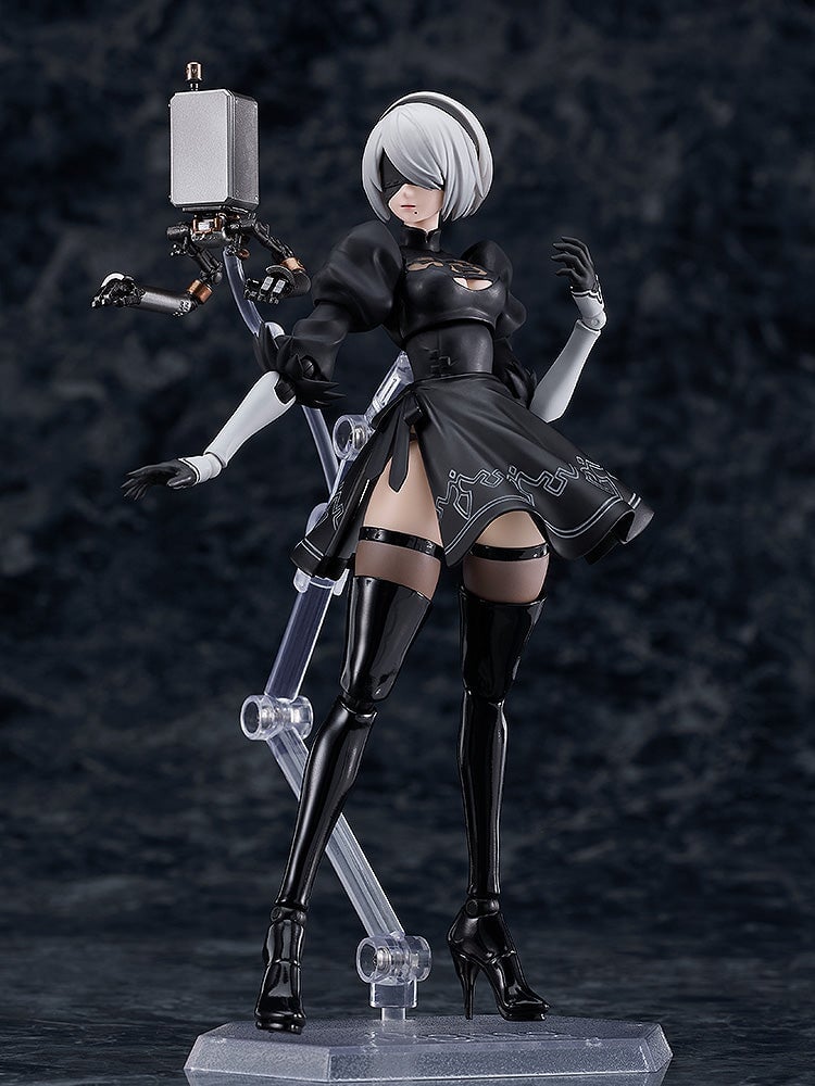 figma《尼爾:自動人形》2B 動畫版再販 附贈病毒感染臉今日開訂
