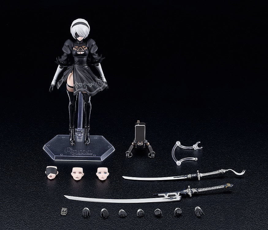 figma《尼爾:自動人形》2B 動畫版再販 附贈病毒感染臉今日開訂