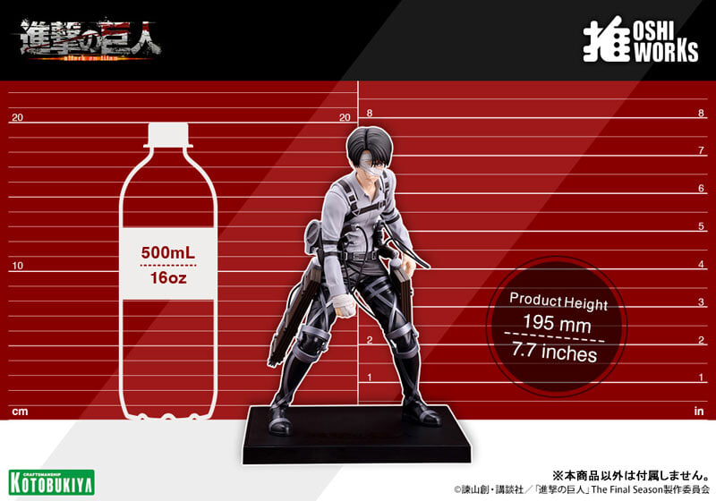 Kotobukiya《進擊的巨人》OSHI WORKS 模型公開 里維、阿爾敏、莎夏 2027 年發售
