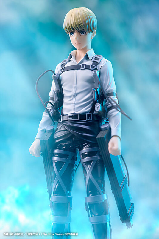 Kotobukiya《進擊的巨人》OSHI WORKS 模型公開 里維、阿爾敏、莎夏 2027 年發售