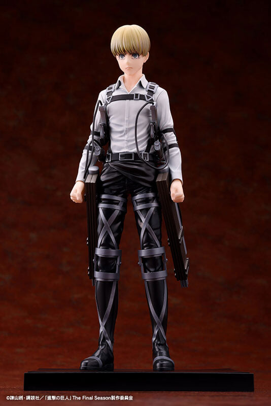 Kotobukiya《進擊的巨人》OSHI WORKS 模型公開 里維、阿爾敏、莎夏 2027 年發售
