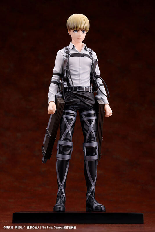 Kotobukiya《進擊的巨人》OSHI WORKS 模型公開 里維、阿爾敏、莎夏 2027 年發售