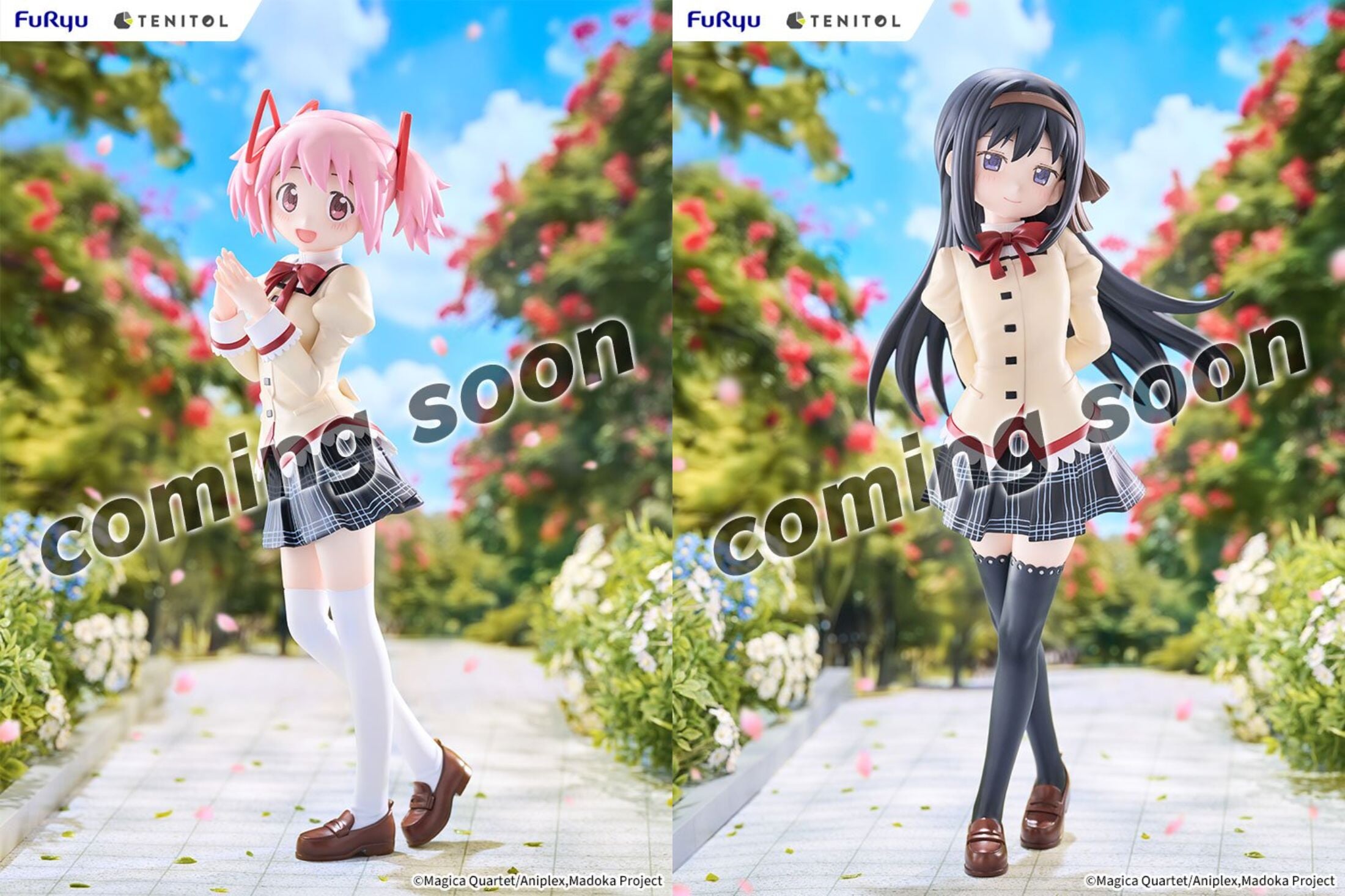 FuRyu TENITOL TALL 發表《魔法少女小圓》鹿目圓與曉美焰新作 修長比例即將開放預訂