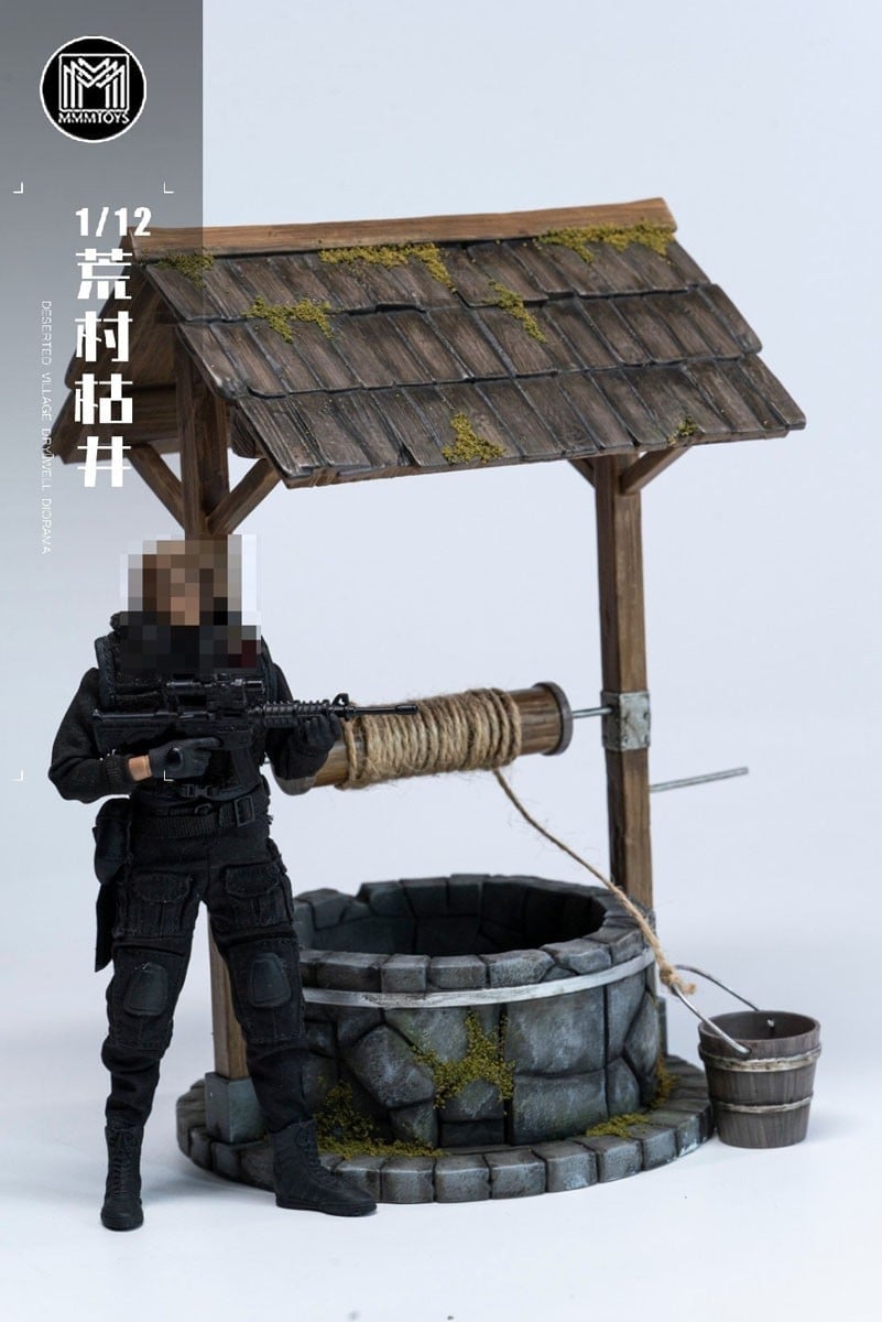 MMM Toys《荒村枯井》1/12場景配件 2027年3月開賣 舊化石砌超擬真