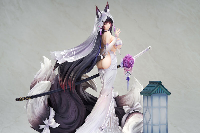 APEX《碧藍航線》武藏婚紗模型預售 附三種表情與九條震撼狐尾