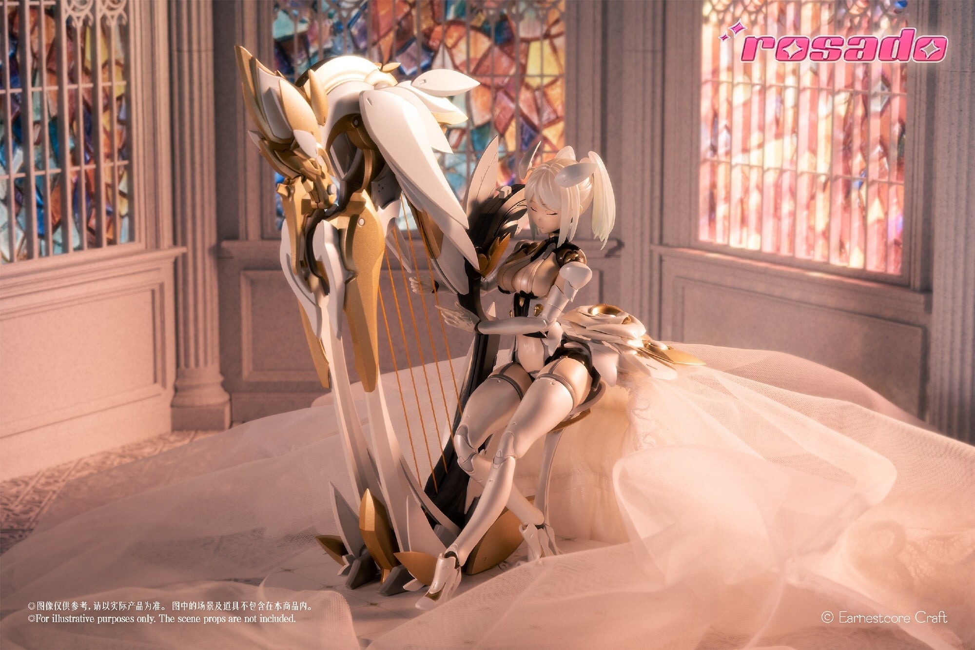 《rosado Project》星花婚紗 搭載布製蕾絲與追視眼球