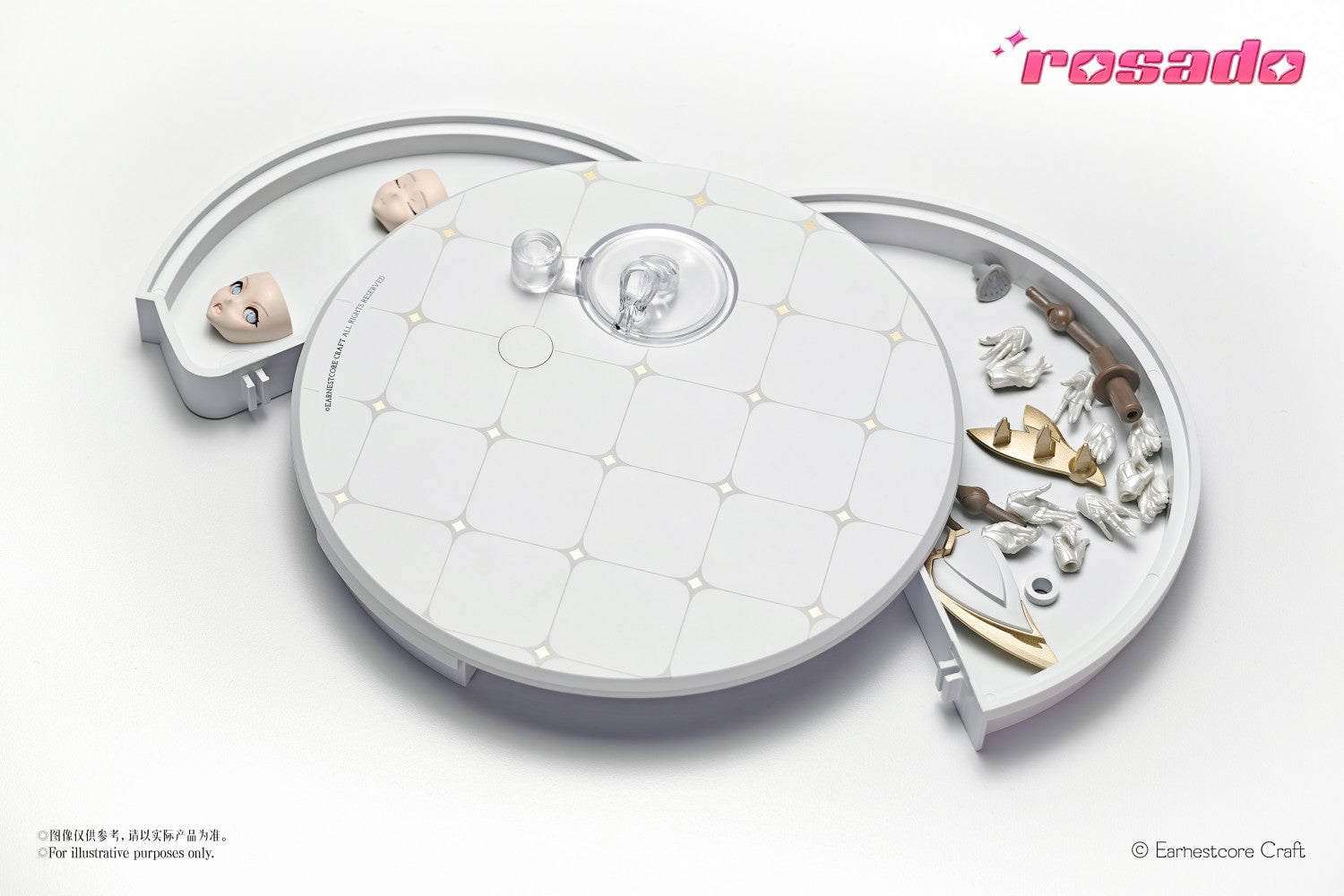 核誠治造《rosado Project》星花・薔薇組裝模型實體曝光 預計2027年發售