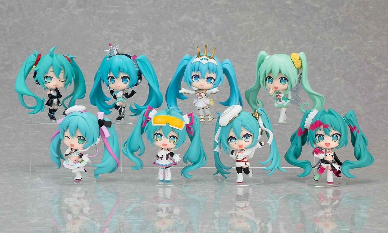 GSR《Racing Miku》歷代賽車初音盒玩第二彈 10 月 2 日開放預購 8 款 Q 版全收錄