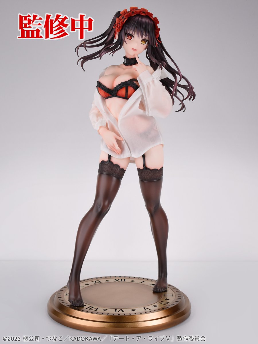 《約會大作戰 V》時崎狂三 1/4 襯衫版模型曝光 布製服飾可穿脫