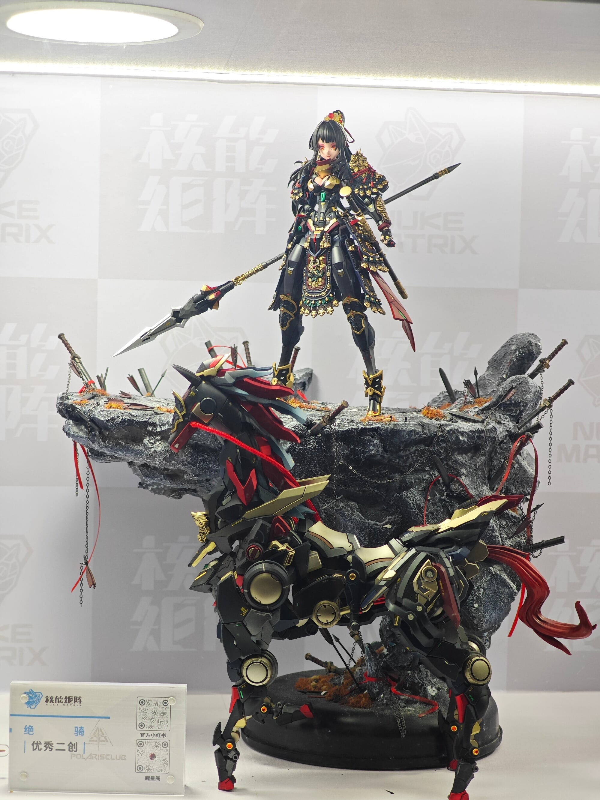 NUKE MATRIX 上海 WF 展出多款機娘新作 《CYBER FOREST》闇黑狼原型細節亮相