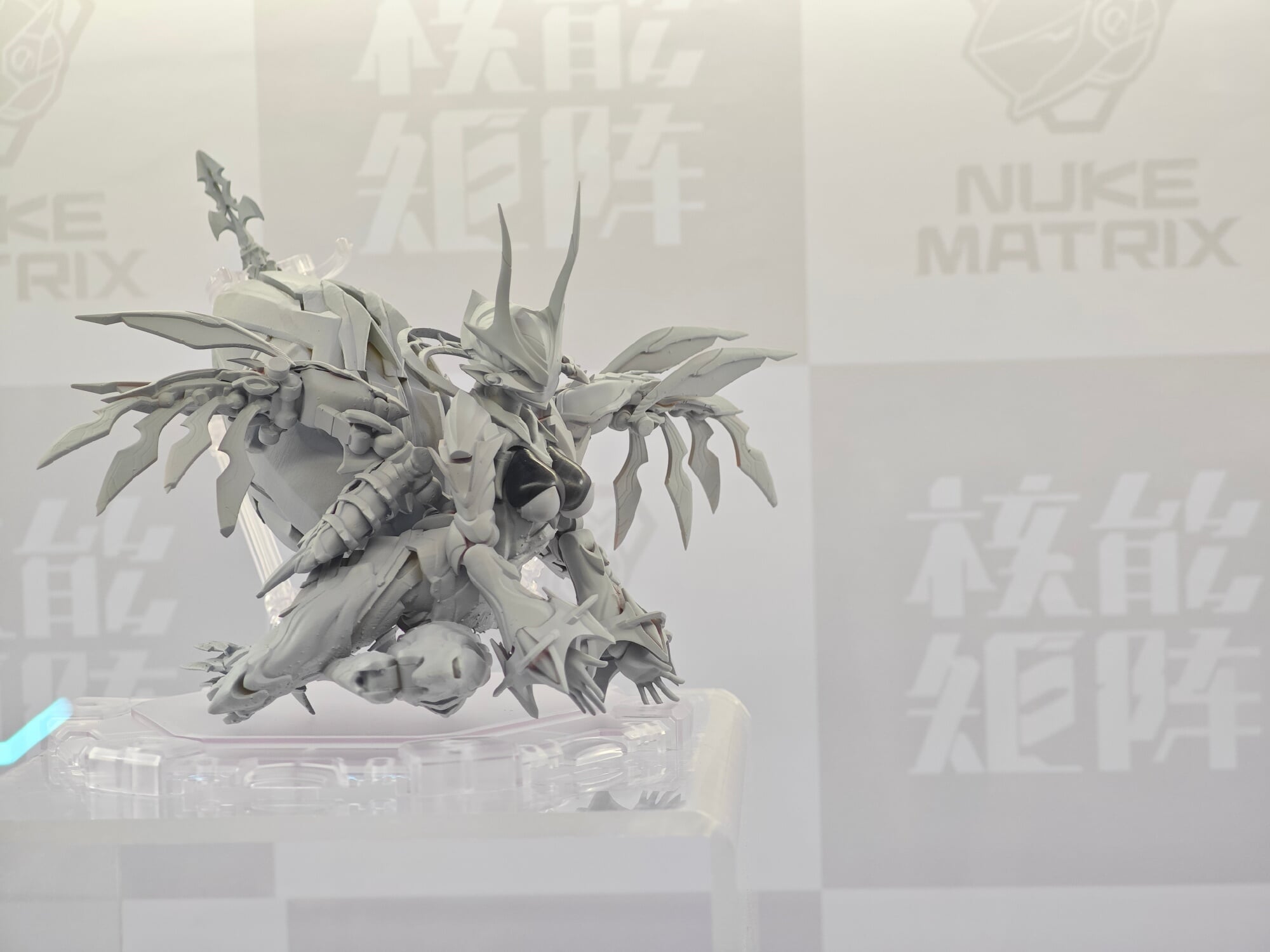 NUKE MATRIX 上海 WF 展出多款機娘新作 《CYBER FOREST》闇黑狼原型細節亮相