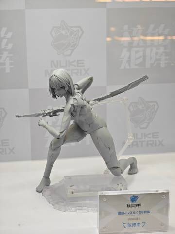 NUKE MATRIX 上海 WF 展出多款機娘新作 《CYBER FOREST》闇黑狼原型細節亮相