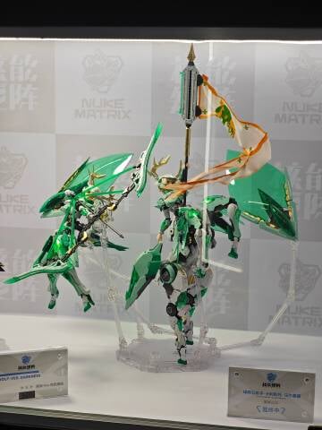 NUKE MATRIX 上海 WF 展出多款機娘新作 《CYBER FOREST》闇黑狼原型細節亮相