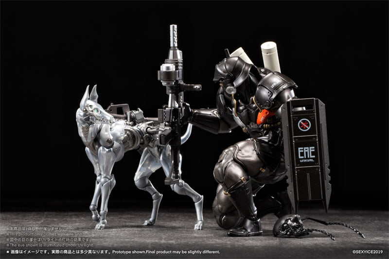 《PURE.ICE × 蟲》犬型生物兵器可動模型開放預約 每尊售價約 1441 元