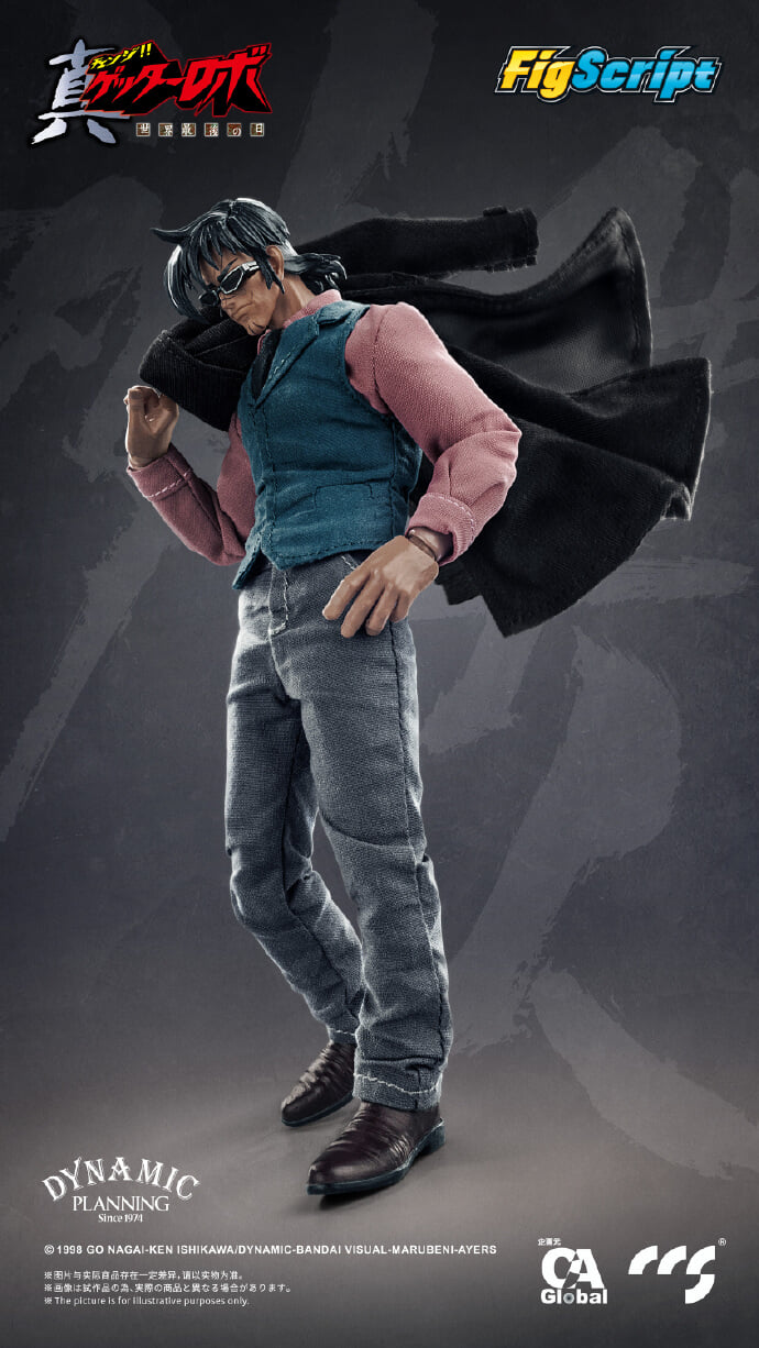 CCSTOYS《真蓋特機器人》神隼人 1/12 可動人偶彩色原型首度曝光