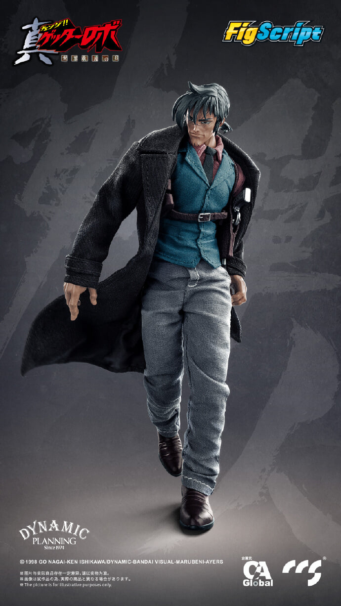CCSTOYS《真蓋特機器人》神隼人 1/12 可動人偶彩色原型首度曝光