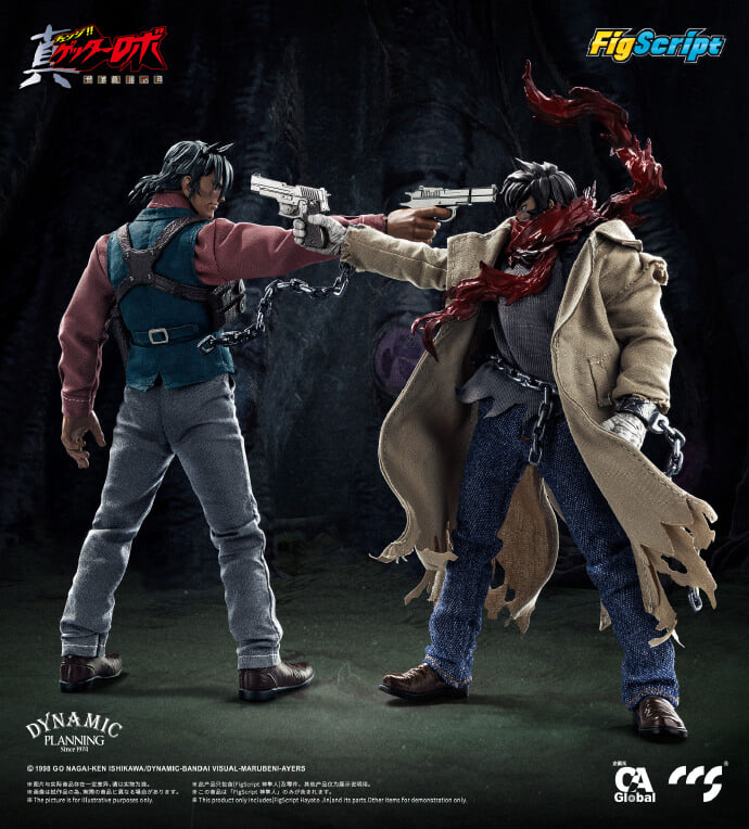 CCSTOYS《真蓋特機器人》神隼人 1/12 可動人偶彩色原型首度曝光